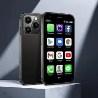 Soyes XS15 Mini Smartphone 3.0-tumsskärm Android 8.1 2GB RAM 16GB ROM Dual SIM Play Store 3G-mobiltelefon 2GB&16GB svart