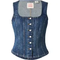 Levi's Topp 'Sculpted Top' blå denim
