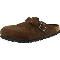 Birkenstock Boston Bs Suede Leather Träskor