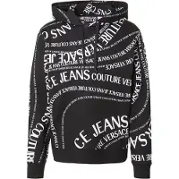 Versace Jeans Couture Sweatshirt '80GAI3H0' svart / vit