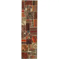 Rezas Tekkeh Kelim orientalisk matta 80 x 301 cm
