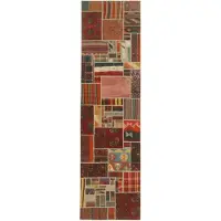 Rezas Tekkeh Kelim orientalisk matta 82 x 303 cm