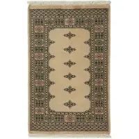 Rezas Pakistan handknotted orientalisk matta 92 x 146 cm