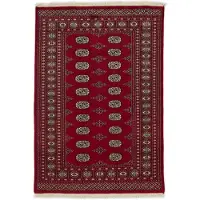 Rezas Pakistan handknotted orientalisk matta 139 x 201 cm