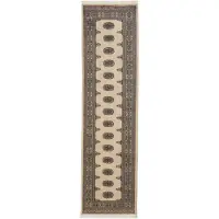 Rezas Pakistan handknotted orientalisk matta 81 x 304 cm