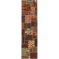 Rezas Tekkeh Kelim orientalisk matta 82 x 304 cm
