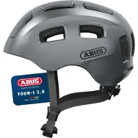 ABUS Youn-I 2.0, Cykelhjälm, Silver