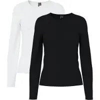Pieces Amelia T-shirt Med Lång ärm