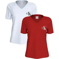 Calvin Klein Jeans Lv047c906g Kortärmad T-shirt Med V-ringning 2 Enheter