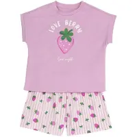 Chicco Pyjamas gräsgrön / rosa / vit