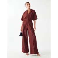 BWLDR Jumpsuit 'Ria' mörkröd