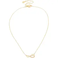 Swarovski Halsband guld / transparent