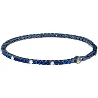 Maserati Jewels Blått Rostfritt Stål Med Vita Och Blå Zirkoner Armband JM425AVC10 För Män