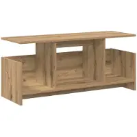 vidaXL TV-bänk Artisan Ek 102 x 35 x 45 cm Konstruerat trä