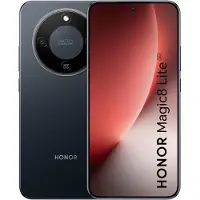 Honor Magic8 Lite - 5G pekskärmsmobil - dual-SIM - RAM 8 GB / Internminne 512 GB - OLED display - 6.79 - 2640 x 1200 pixlar (120 Hz) - 2 bakre kameror 108 MP, 5 MP - front camera 16 MP - midnattssvart