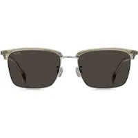 BOSS Titanium-temple sunglasses with lasered-engraved logos