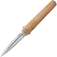 MKM-Maniago Knife Makers Flame Light Linerlock Natural