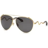 Roberto Cavalli Src090m Aviator Solglasögon För Kvinnor