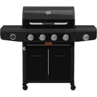 Barbecook gassgrill Siesta 412 grafit 132 x 56 x 118 cm BC-GAS-2073