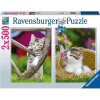 Ravensburger Pussel Ravensburger Kittens 2 x 500 Delar