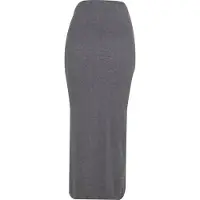 Urban Classics Slit Hög Midja Midi-kjol