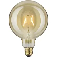 Paulmann 28401 LED-lamp E27 Klotform 2.5 W = 18 W Guld (Ø x H) 125 mm x 175 mm 1 st
