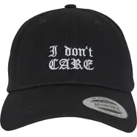 Mister tee Keps 'I Don‘t Care' svart / vit