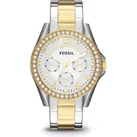 Fossil Damklocka - - Riley ES3204 - Elegant - Vattentålig - Urskiva i rostfritt stål