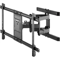 Goobay 49746, 109,2 cm (43), 2,54 m (100), 300 x 200 mm, 800 x 400 mm, Stål, Svart