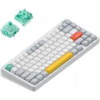 Usorteret Nuphy - Halo75 v2 Trådlöst mekaniskt tangentbord - Trådlöst mekaniskt tangentbord Ionic White Mint