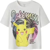 Name it T-shirt 'NKFMuba Pokemon' gul / rosa / svart / naturvit