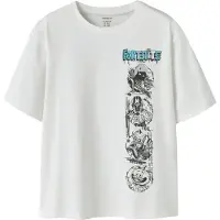 Name it T-shirt 'NKMMod Fortnite' blå / svart / vit