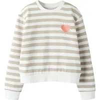 Name it Sweatshirt 'NKFBELL' kitt / persika / vit