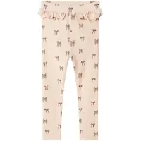 Lil´ Atelier Leggings 'NMFGavo' mocka / rosa