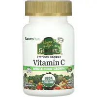 NaturesPlus Source Of Life Garden, Certifierat ekologiskt C-vitamin, 60 vegetabiliska kapslar