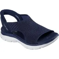 SKECHERS Platta sandaler SLIP INS SUMMITS SWEETLY EVOLVED kvinnor - Blå - 37