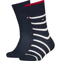 Tommy Hilfiger Breton Stripe Strumpor 2 Par