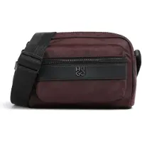 HUGO Twill crossbody bag with stacked-logo hardware