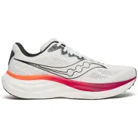 Saucony Ride 19 Shoes White Red SS26, Size 41 - EUR