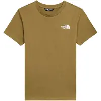The North Face - För barn under 6 år - Teen Simple Dome Regular SS Tee Cedar för UnisexBomull - Barnstorlek L - Brun