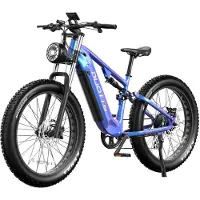 DUOTTS Elcykel 26 750W Motor Vuxen Elcykel 48V 20AH Max räckvidd 120 km Last 150 kg E26 48V 20AH blå
