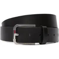 Tommy Hilfiger Tommy Jeans Austin Embossed Logo Leather Belt