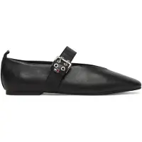 Tommy Hilfiger Tommy Jeans Leather Buckle Ballerinas