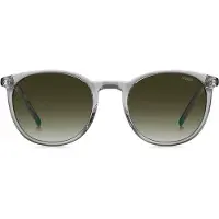 HUGO Transparent-grey sunglasses with green logo