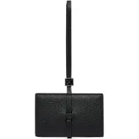 Calvin Klein Pebbled Leather Rfid Wrist Strap Wallet