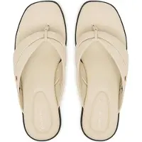 Tommy Hilfiger Leather Toe Post Flat Sandals