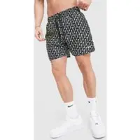 Nike Swoosh Link Fade Swim Shorts, svart