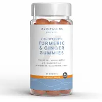 Myvitamins Turmeric & Ginger Gummies - 60GUMMIES, 30servings - Orange (High Strength)