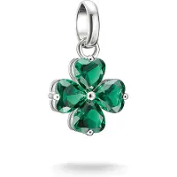 Thomas Sabo Charm Club Connect grön fyrklöver berlock CC1326-699-6