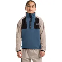 Didriksons Kids' Yokto Half Button 2 Blue Fog